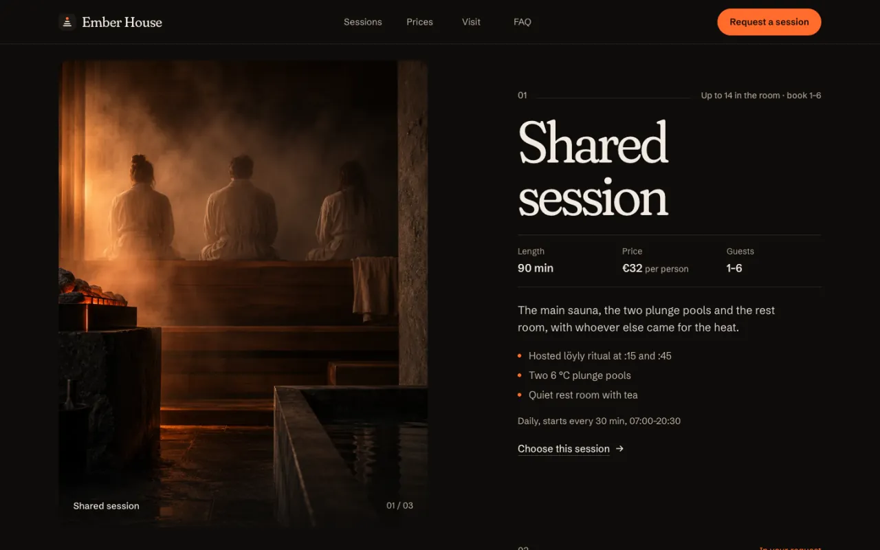 Ember House Sessions 섹션
