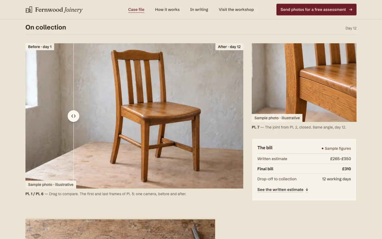 Fernwood Joinery On collection 섹션
